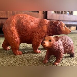 Vintage Breyer model Cinnamon Bear & Cub #3069, ‘87-‘89